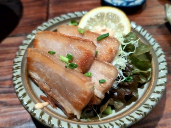 スーチカー 豚の塩漬け 新橋 沖縄料理 源さん げんさん