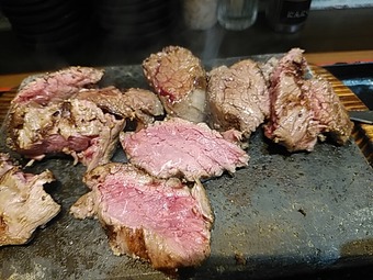 新橋ランチ 感動の肉と米 新橋店 ランチ ハラミステーキ