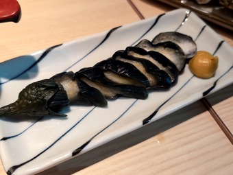 長ナスの漬物 神田 かず家 かずや 居酒屋