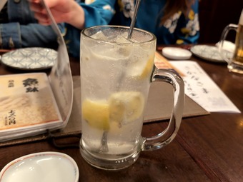 メガ生レモンサワー さかなさま 新橋虎ノ門 日比谷フォートタワー