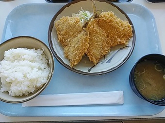 アジフライ定食 江東免許試験場 江東免許センター 江東食堂