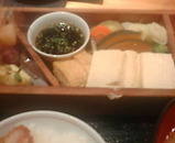 汐留 いちにいさん ランチ 蒸し豆腐