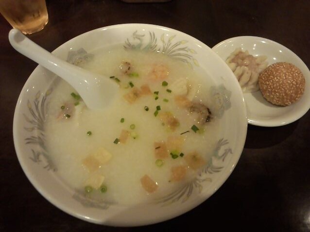 銀座 好々亭(はうはうてい)「海鮮粥セット」850円→500円！（ランチ 