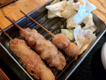 新橋 いちろう ランチ フォー 大盛可 串カツ3本付き
