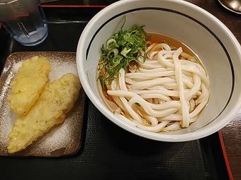 新橋 おにやんま 冷並ぶっかけ 週替わり天 ヤーコン