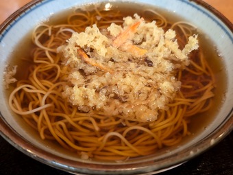 仙台 福はら 立ち食いそば かき揚げ天そば