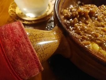 京橋ランチ 3丁目のカレー屋さん 焼きチーズビーフカレー グリップ