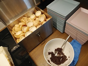 デザート最中 銀座ランチ 銀座朝食ラボ バイキング ホテルミュッセ