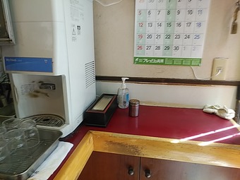新橋ランチ 丹波屋 たんばや 立ち食いそば ニュー新橋ビル 給水機
