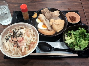 おでん定食 新橋おでんバー うまみ ランチうどん