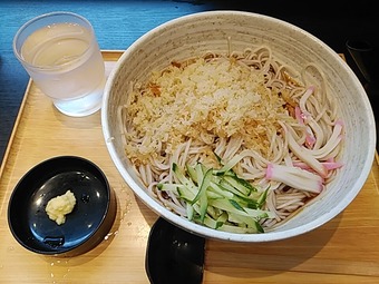 新橋小諸蕎麦 新橋小諸そば 冷やしたぬき二枚盛り