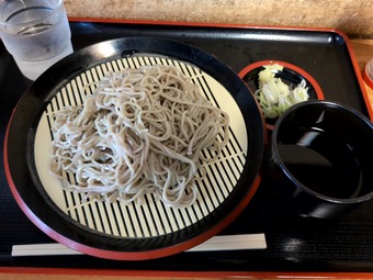 地粉切り蕎麦 国産十割 北海道雨竜うりゅう 京橋 恵み屋立ち食いそば