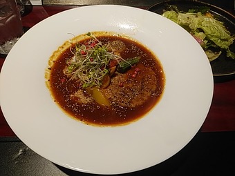 銀座 囃shiya はやしや ランチ ハンバーグハヤシライス