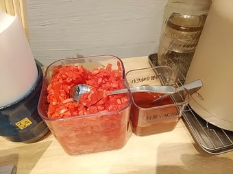 新橋ランチ 岡もと 岡本 特肉めし ニュー新橋ビル 卓上 アークランド