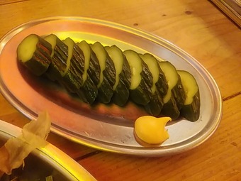 新橋 日本食市 きゅうり漬物