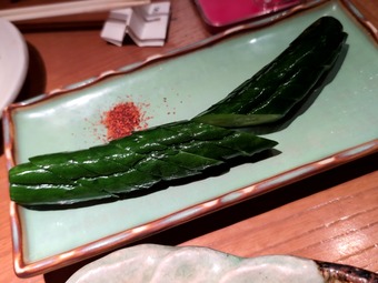 きゅうりの漬物 新橋 和海 なごみ 新橋居酒