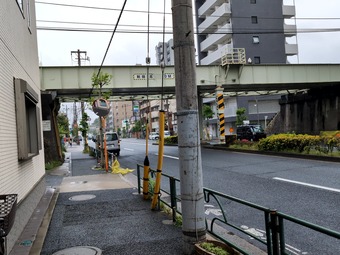 場所 店頭 立ち食いそば 都営新宿線 西大島 花丸そば はなまるそば
