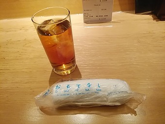 おしぼり ランチ特上寿司 銀座ランチ 鮨・鉄板 まる銀座まる銀座