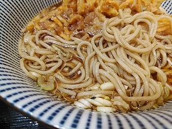 立ち食いそば 東京駅そばいち かき揚げそば