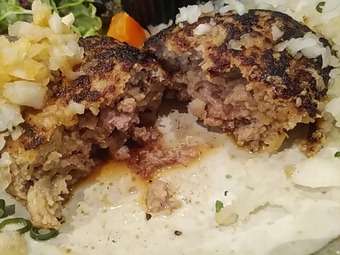 新橋ランチ 山本のハンバーグ ランチ 鬼おろしポン酢ハンバーグ