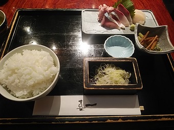 浜松町 蕎麦 嘉一 かいち ランチ 刺身御膳