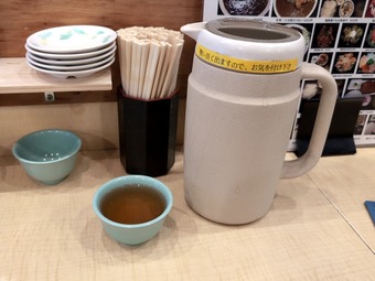 店内アイテム お茶 人形町 ザ築地 ランチ