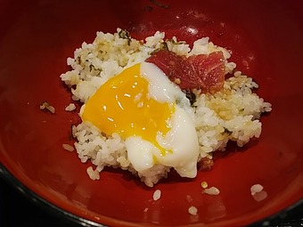 新橋 サカナヤ オアジ ランチ 三崎漁港直送マグロ丼 TKG