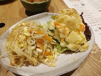 お通し あぶり清水 総本店別館 コース 呑み放題付き