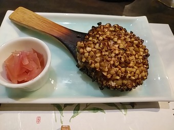 蕎麦前3点 焼き味噌 西大島 銀杏 ぎんなん 蕎麦屋