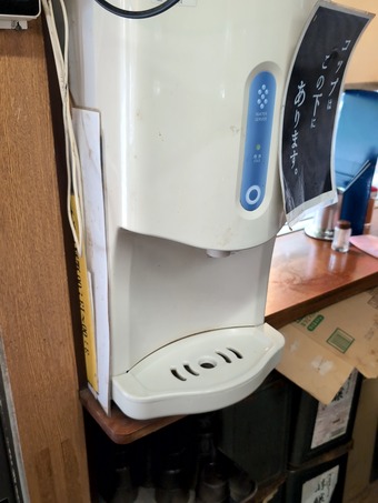 店内 給水機 そば千 そばせん馬喰町 馬喰横山