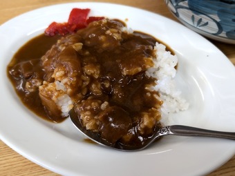 カレー 西大島 花丸そば はなまるそば カレーセッ 立ち食いそば