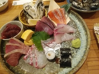 新橋魚金 うおきん 刺身3点盛り