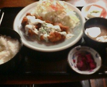 新橋 はなの舞 日替りランチ チキン南蛮 600円 汐留 新橋 銀座 B級 ランチ グルメ 新橋 はなの舞 日替りランチ チキン南蛮 600円 汐留 新橋 銀座 B級 ランチ グルメ