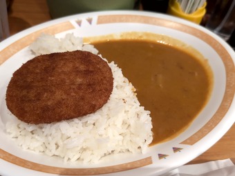 イブニングカレー 京王線新宿駅構内 ワンコイン カレーショップC&C
