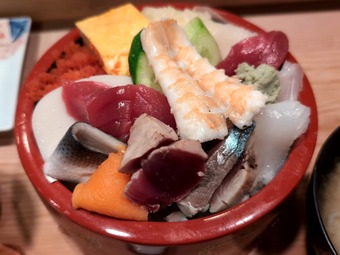 新橋 鮨処 たけだ ランチ チラシ寿司 大盛