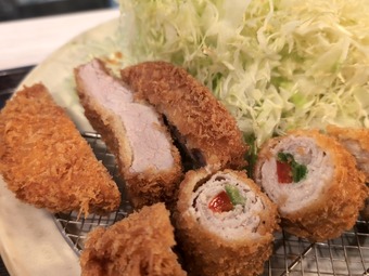 ミックスフライ定食 とんかつ かつ花ランチ かつはな