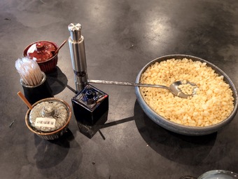 卓上薬味 汐留新橋 ARUBA アルバ 立ち食いそば