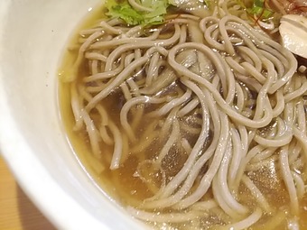 新橋ランチ 最上川 山形そば 肉そば冷
