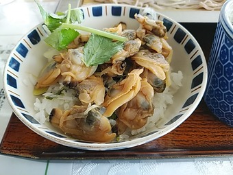若洲ゴルフリンクス ゴルフ場ランチ 深川めしとせいろ蕎麦