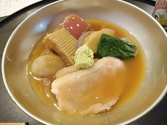 銀座の金沢 コース 合鴨の治部煮
