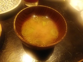 国分寺 うさぎ亭 兎亭 味噌汁