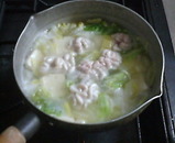 たら白子 水炊き