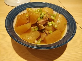 神田 かず家 神田かずや かずや お通し 肉大根煮