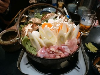 新橋 焼き鳥 木でこ 鶏鍋