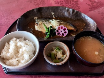 鯖の生姜煮膳 追加料金無し 千葉 グレンオークス 昼飯込みプラン