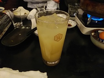 浅草だっちゃ 佐渡 西三川リンゴサワー