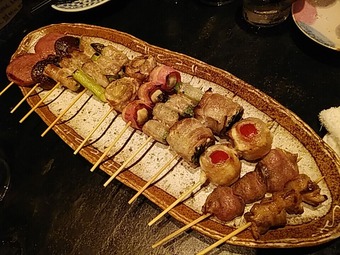 国分寺 うさぎ亭 兎亭 串焼きおまかせ10本