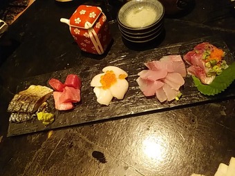 国分寺 うさぎ亭 兎亭 市場直送刺身盛り合せ