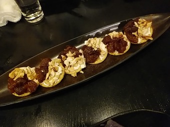 浅草だっちゃ 佐渡地酒 干し柿とクリームチーズ クラッカー