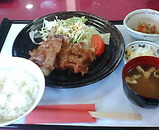 鹿沼プレミアゴルフ倶楽部 ランチ 生姜焼き